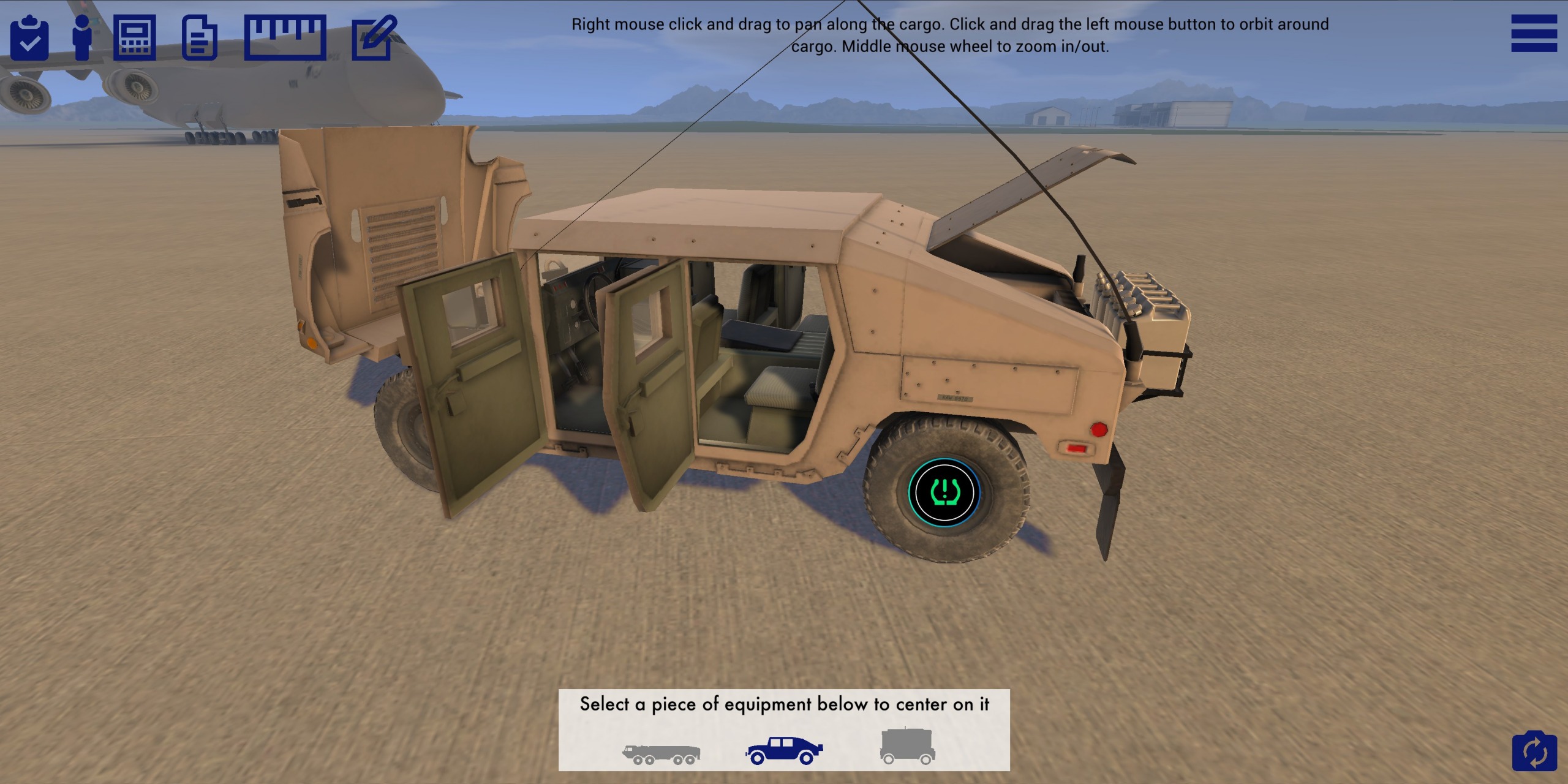 Joint Inspector Sim HMMWV