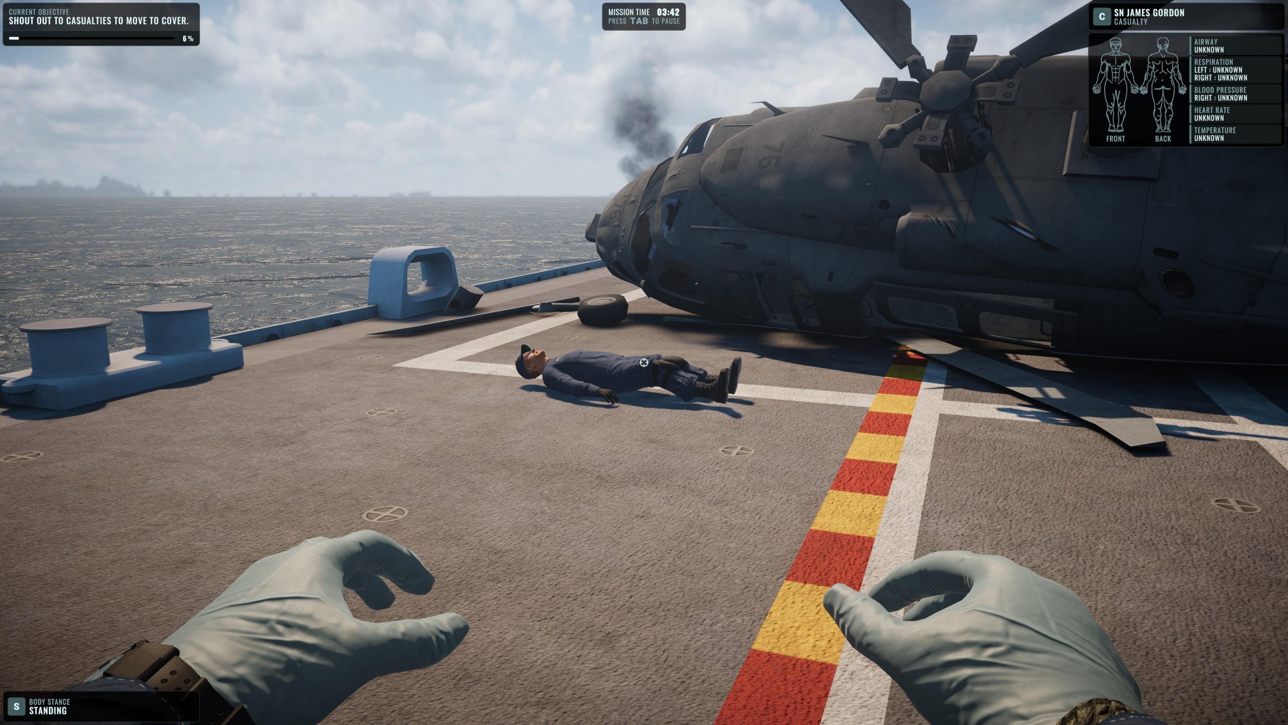 Navy scenario in TC3Sim